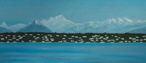 La vue sur les Alpes 30x60 privé               